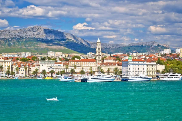 Historic city of Split waterfront view, Dalmatia region of Croatia