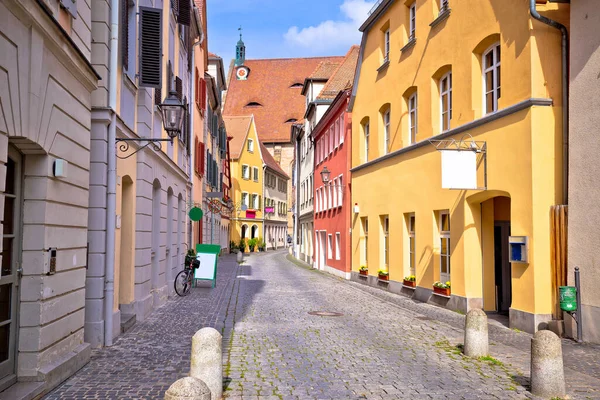 Ansbach Cidade Velha Ansbach Vista Pitoresca Rua Paralelepípedos Região Baviera — Fotografia de Stock