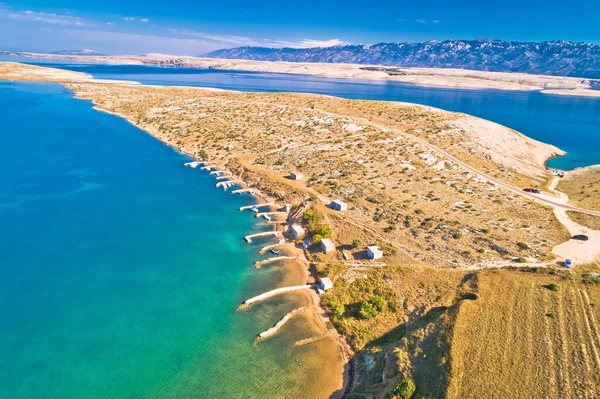 Zadar Obszar Kamienne Pustynne Krajobrazy Pobliżu Wyspy Zecevo Dalmacja Obwód — Zdjęcie stockowe