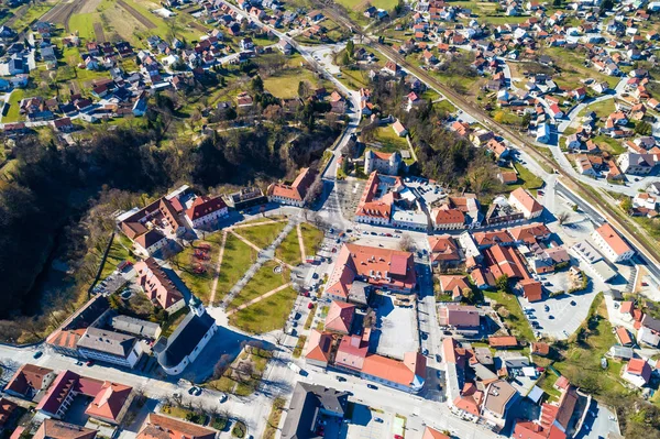 Djulin Ponor Canyon Sul Fiume Dobra Nel Centro Ogulin Paesaggio — Foto Stock