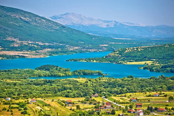 Peruca See Bei Vrlika Der Region Dalmatien Zagora Kroatien — Stockfoto