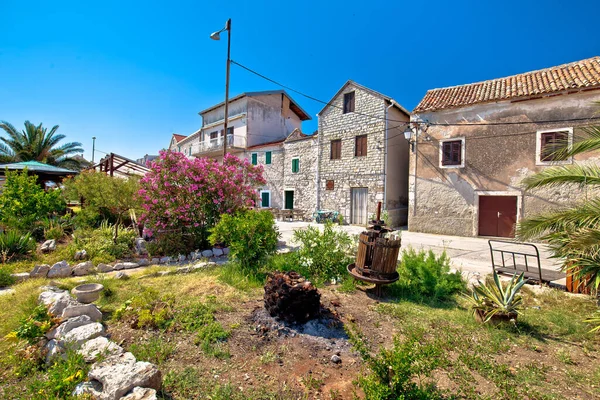 Old Stone Village Mediterranean Landscape Island Krapanj Dalmatia Region Croatia — Stockfoto