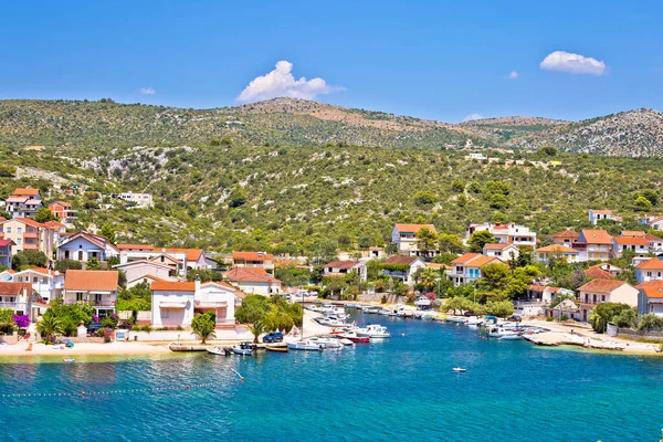 Rogoznica Beach Coastline View Podglavica Central Dalmatia Region Croatia — Fotografia de Stock