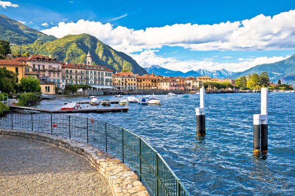 Town of Menaggio on Como lake waterfront view, Lombardy region of Italy