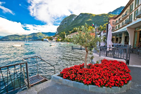 Cidade Menaggio Vista Para Lago Como Região Lombardia Itália — Fotografia de Stock