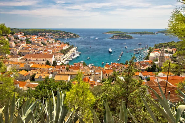 Isla de Hvar costa panorámica — Foto de Stock