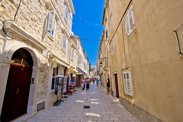 Old stone street of Pag — Stock Photo, Image