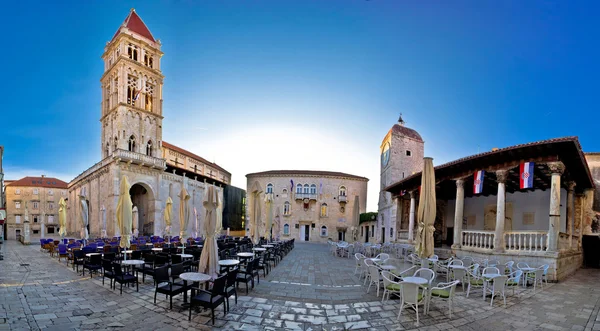 UNESCO město trogir hlavní náměstí — Stock fotografie