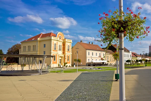 Miasto Križevci Synagoga w widoku — Zdjęcie stockowe