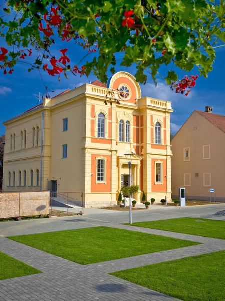 Synagoge in de stad van krizevci — Stockfoto
