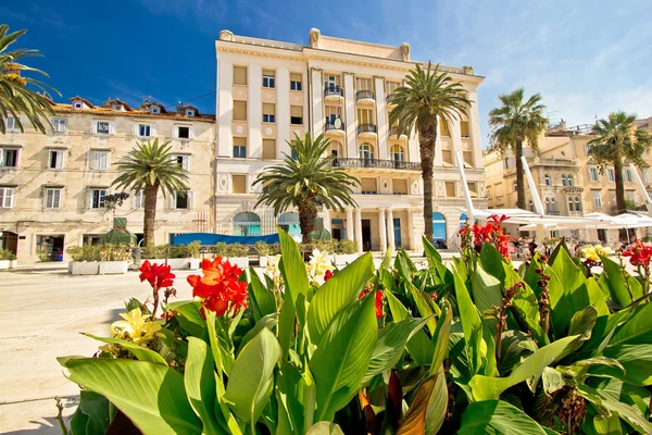 Split Riva lungomare natura e architettura — Foto Stock