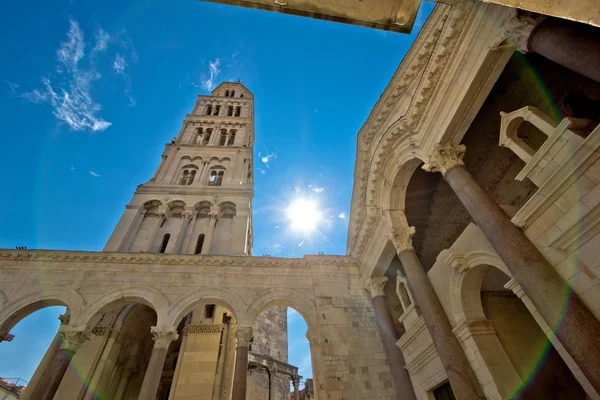 Split centro histórico vista catedral —  Fotos de Stock