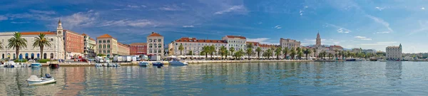 Belle vue panoramique sur le front de mer Split — Photo