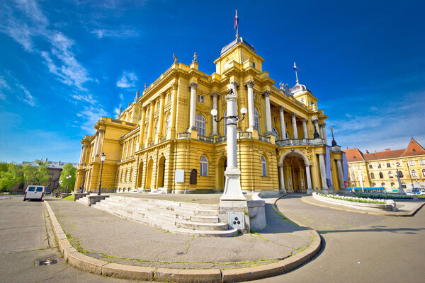 Croatian national theater of Zagreb