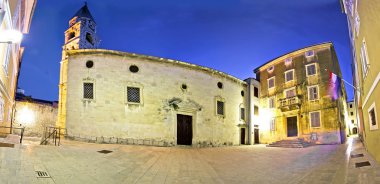 Zadar içinde taş Akdeniz Meydanı