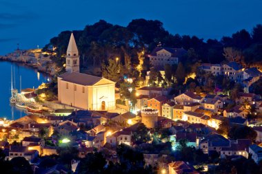 Renkli kıyı kasaba Veli Losinj