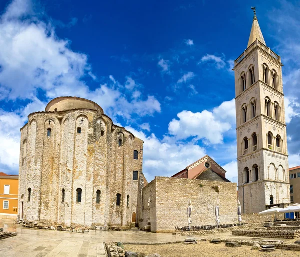 Zadar Kathedrale berühmtes Wahrzeichen von Kroatien — Stockfoto