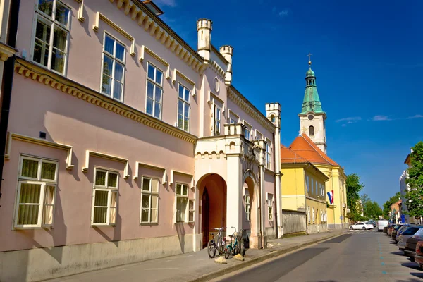Historische architectuur van de stad Bjelovar — Stockfoto