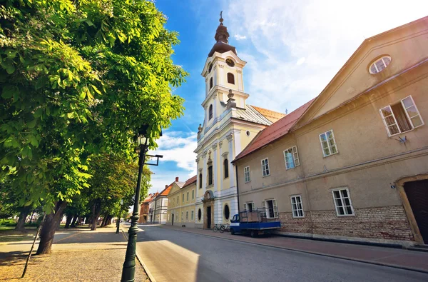 Town of Bjelovar square view — Stock Photo, Image