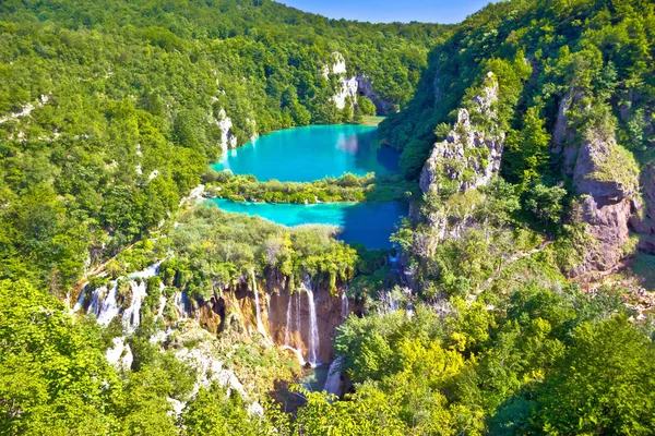 Рай водоспади національного парку Плітвіцькі озера — стокове фото