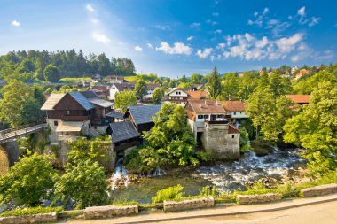 Yeşil doğa Rastoke Köyü