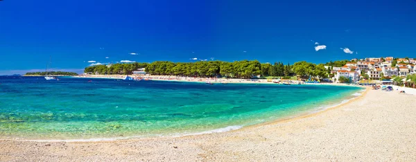 Paradise beach a Primosten vista panoramica — Foto Stock