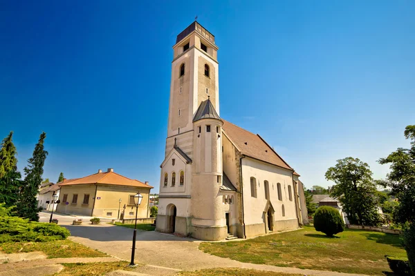 Church of Holy cross in Krizevci — Stock Photo, Image