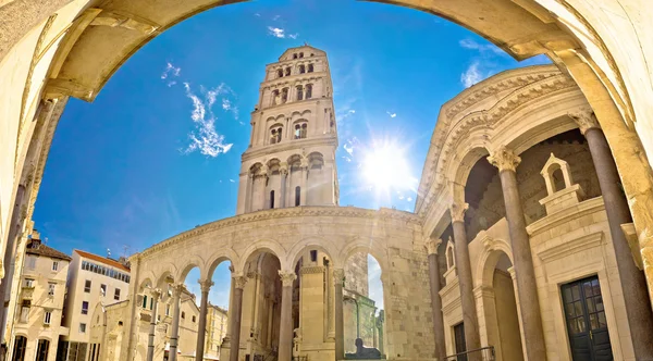 Split historische Peristil Unesco site — Stockfoto