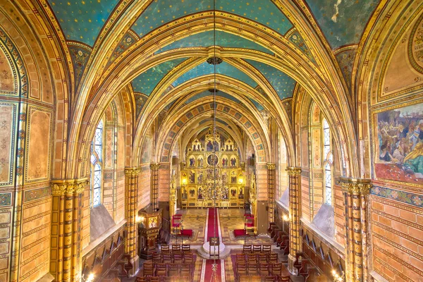 Krizevci cathedral of Holy Trinity interior — Stock Photo, Image