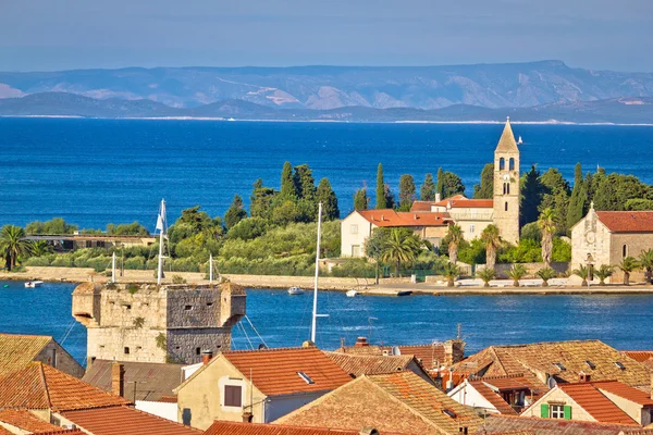 Adriatiska ön Vis havet — Stockfoto