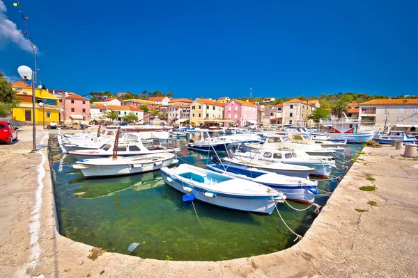 Sali harbor on Dugi Otok island Royalty Free Stock Images