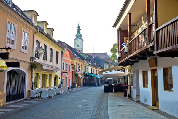Eski hitoric Zagreb sokak görünümü — Stok fotoğraf