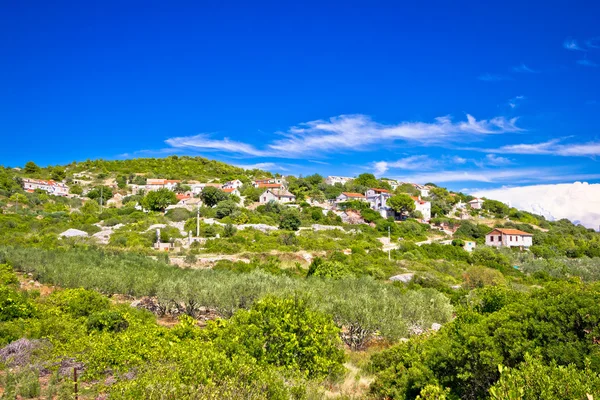 Mediterranean village on Island of Vis — Stock Photo, Image