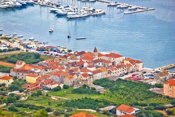 Town of Seget aerial view — Stock Photo, Image