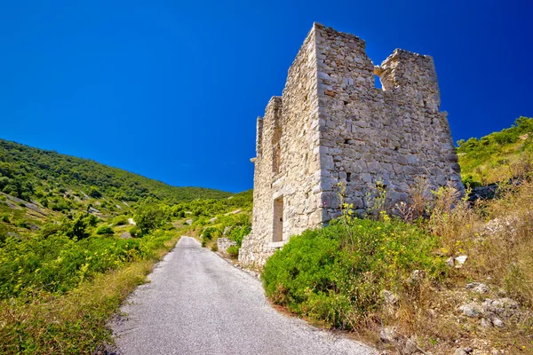 Isola Vis zona militare vecchia torre di guardia — Foto Stock