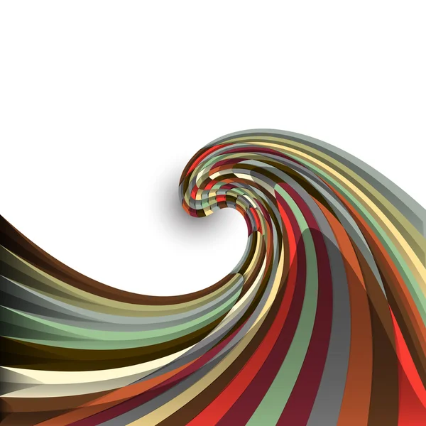 Lignes colorées abstraites — Image vectorielle