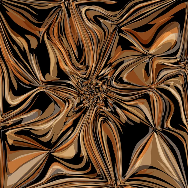Чёрно-коричневый абстракт — стоковый вектор