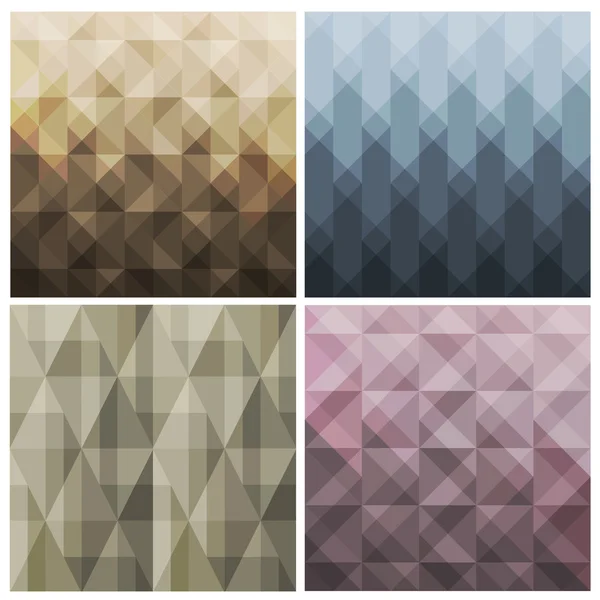 Milieux géométriques colorés abstraits — Image vectorielle