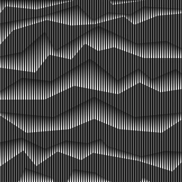 Abstrakt svartvit randig bakgrund — Stock vektor