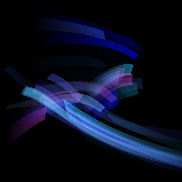 Fond abstrait avec des lignes bleues — Image vectorielle