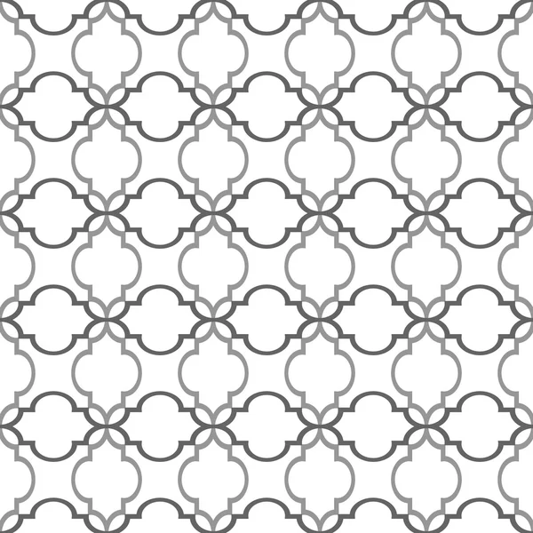 Seamless monochrome ethnic pattern — Stock Vector