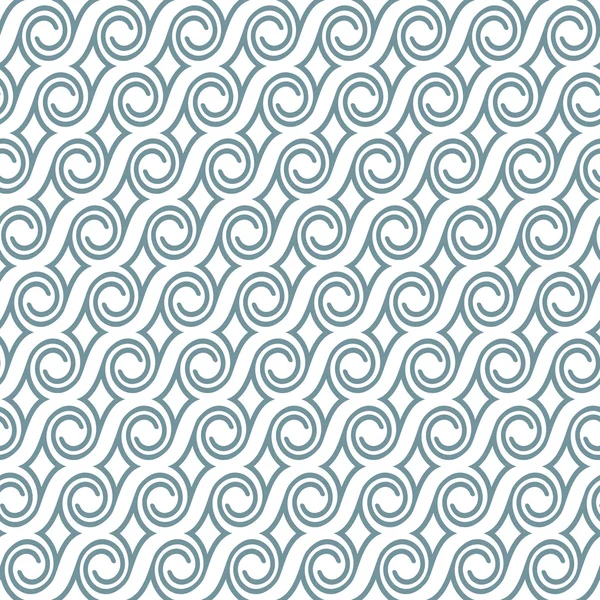 Seamless elegant pattern with swirls — Stock Vector