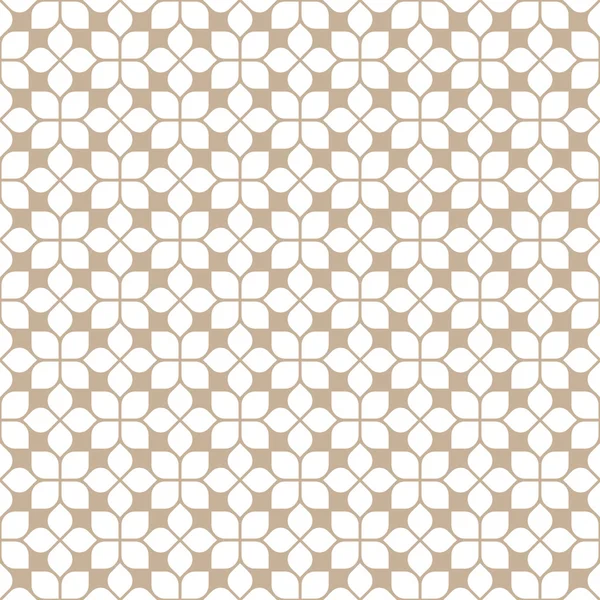 Beige seamless flowers pattern — Stock Vector