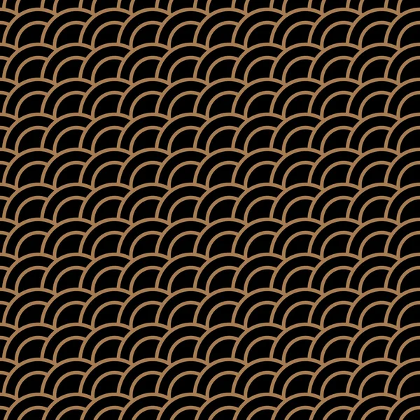 Stilize dalgalar ile geometrik desen