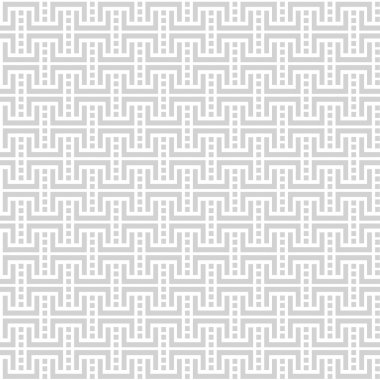 Gri ve beyaz geometrik seamless modeli