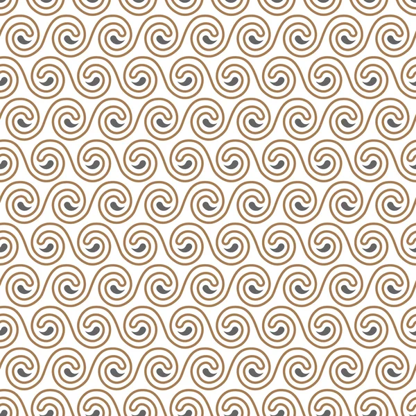 Seamless elegant pattern with swirls — Stock Vector