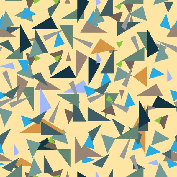 Konfetti geometriska seamless mönster — Stock vektor
