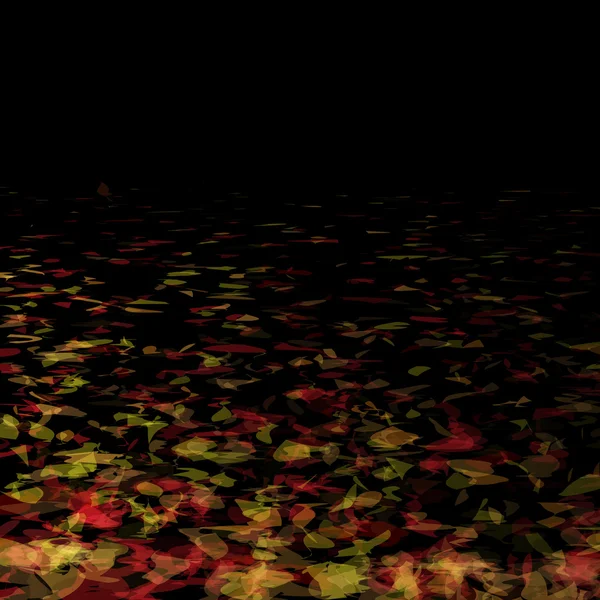 抽象的程式化的秋天的树叶 — 图库矢量图片