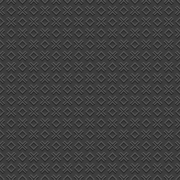 Checkered 3D Negro patrón sin costura — Vector de stock