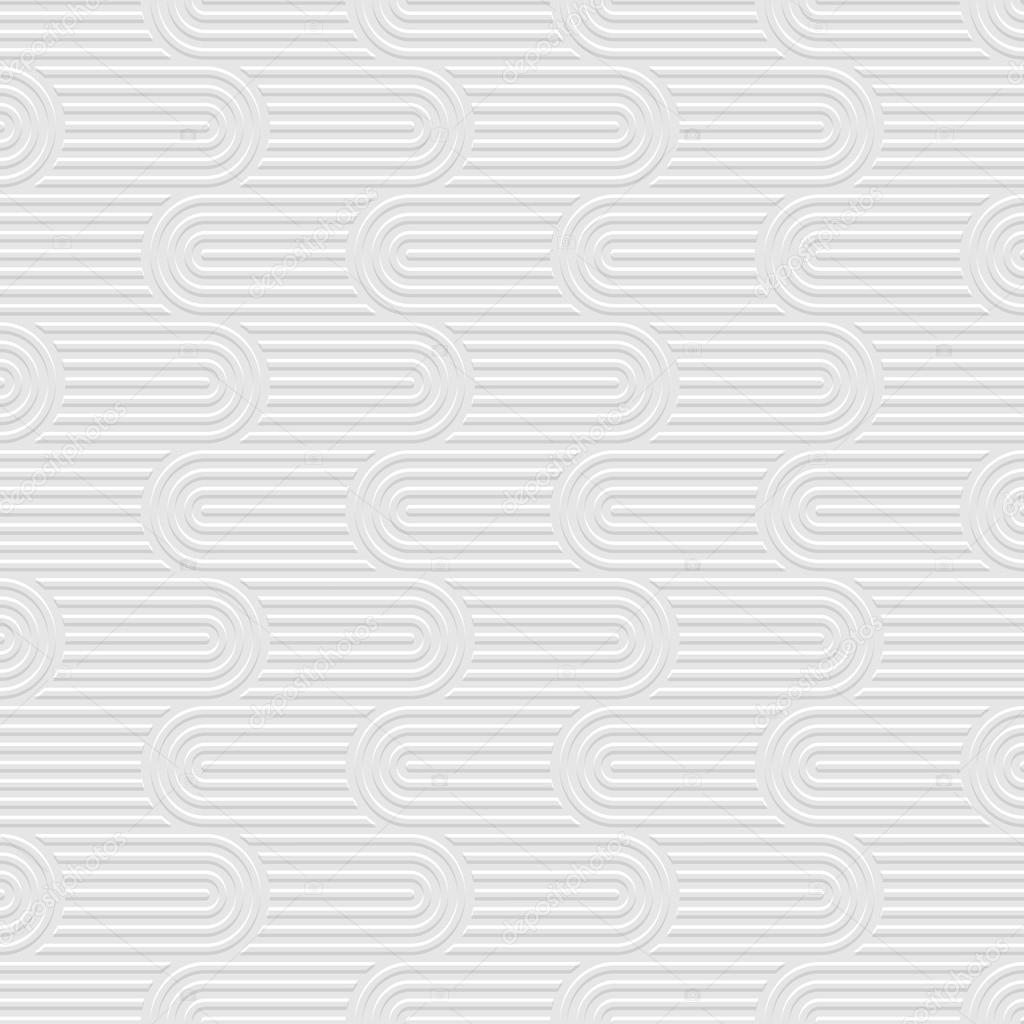 White 3d curved stripes geometric seamless pattern Stock Vector Image by ©ARTUR 117391706